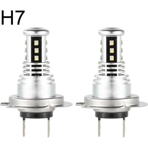 Car Haedlight Smart Control Lamp LED Bulb Light Bulbs H7 H8 H9 H10 H11 4000LM Dimmable Waterproof 2PCS 5500K 30W White Headlamp