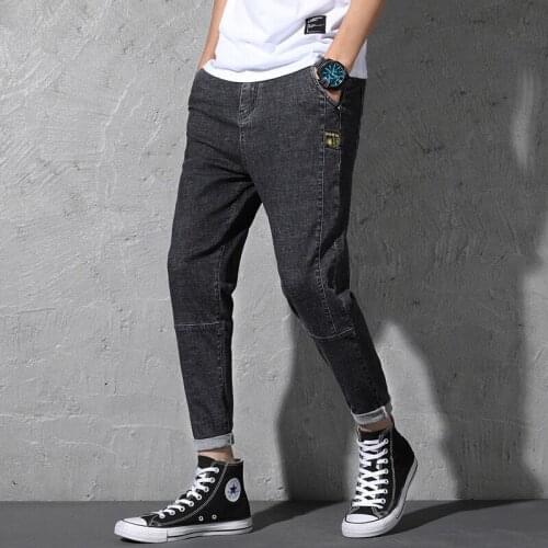 2020 New Design High Quality Solid Jeans Men Causal Pants Plus Size 42 44 46 Men Jeans Pants