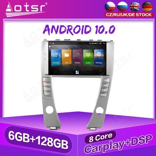 6+128GB Android Radio Car GPS Navigation for LEXUS ES 2006 - 2012 Origianal Auto Stereo Multimedia Player Tape Recorder HeadUnit
