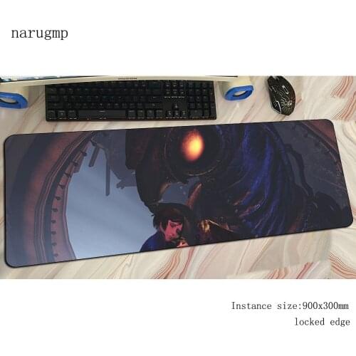 Bioshock padmouse 900x300x2mm gaming mousepad game home large mouse pad gamer computer desk best seller mat notbook mousemat pc