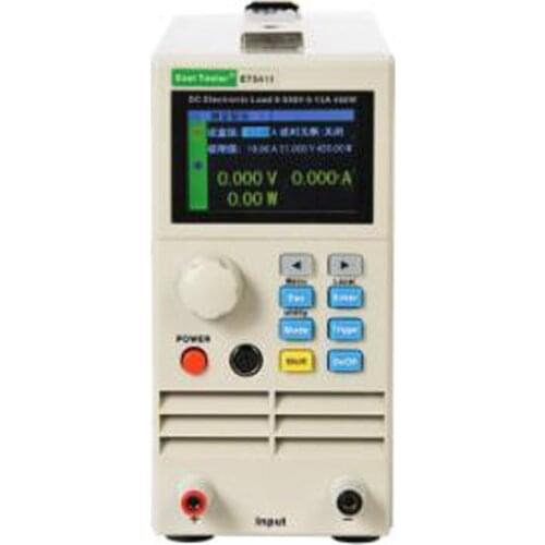 ET5411 Programmable Battery Tester DC Electronic Load Battery Capacity Tester 400W 500V 15A RS485/232 High Precision