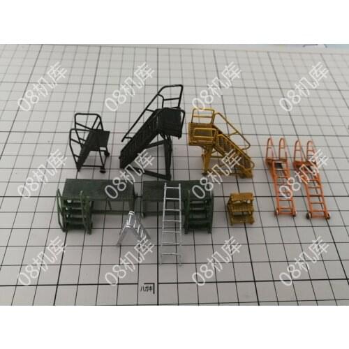 1:72 1:64 Hangar Garage Can Be Equipped With 10 Sets Of Ground Service Shelves For Dyclon Supporting Maintenance