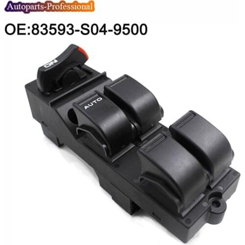 Master Power Window Switch for Honda Civic CX EX HX LX Si 4 Door 1996-2000 83593-S04-9500 83593S049500