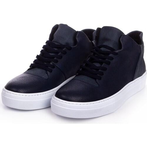 YTHG Sneakers Navy Blue Unisex Artificial Leather Casual Shoes Spring & Fall Men & Women Comfortable Odorless Flexible Fashion Wedding Orthopedic Walking Sport Lightweight Running Breathable 7 Different Colors