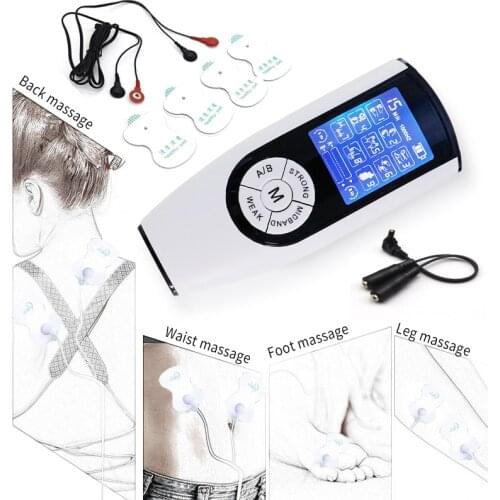 Electro Shock Pads Breast Massager Nipple Stimulator Full Body Relax Muscle Massager Paste Pulse Therapy Medical Themed Sex Toys