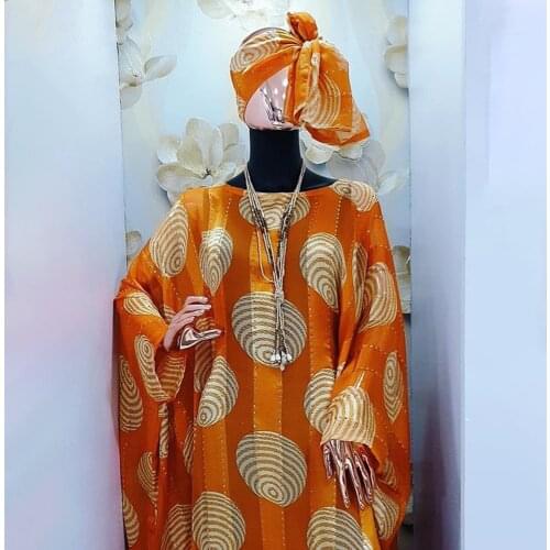 Muslim Kaftan Abaya Dress For Women Batwing Sleeve Loose Long Maxi Vestidos Round Printed Elegant Africaine Daily Robe