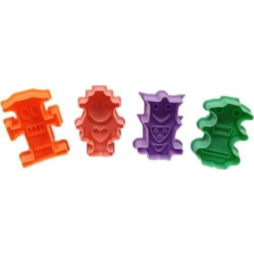 Robot Set Plunger and Cutter, Set of 4