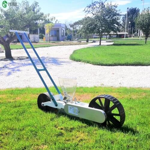 Single row hand push small manual farmer pushes vegetable planter precision seeder 1 row