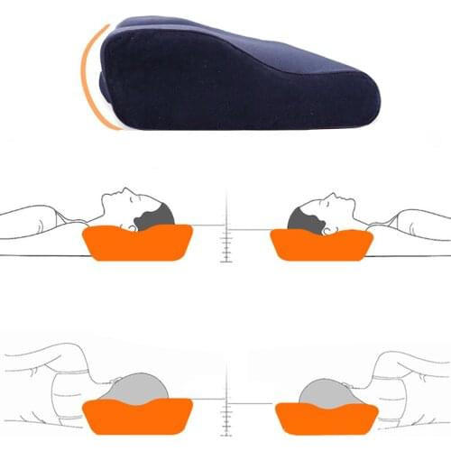 50*30*10cm Memory Foam Neck Pillow Ergonomic Curve Cervical Pillow Sleeping Bedding Head Cushion Pillow with zipper