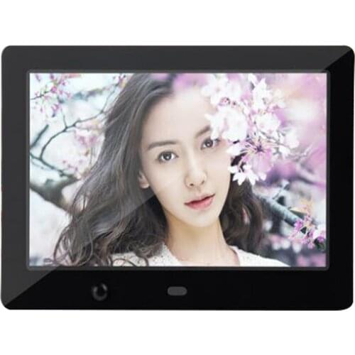 Promotion digital photo frame 7 inch,play video, play music with slide show with HU Motion Sensor