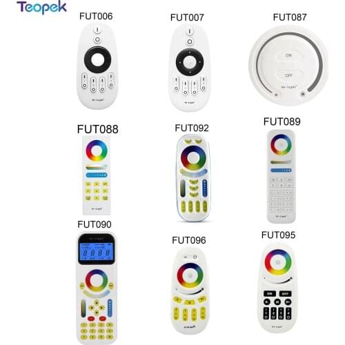 MiBoxer 2.4G RF Remote Wireless FUT006 FUT007 FUT088 FUT089 FUT087 FUT090 FUT092 FUT095 FUT096 For RGBW CCT Bulb/Lamp/controller