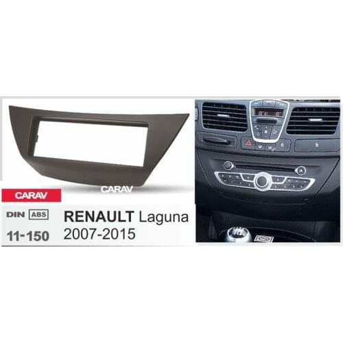 Radio Fascia for RENAULT Laguna (X91) 2007-2015 Double Din Radio DVD Stereo CD Panel Dash Mount CARAV 11-150