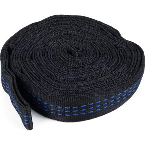 2pcs Adjustable Tree Hanging Extension Straps Heavy Suspension Climbing Rope Aerial Yoga Belt With Buckle