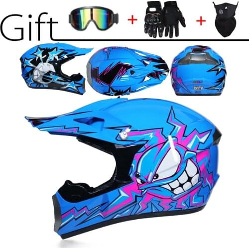 Super-Cool Motorcycle Off-road Helmet ATV Dirt Bike Helmet MTB Downhill Full Face Helmet Free 3 gifts&a lot of Design capacetes
