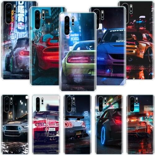 Sport Car Drift JDM Japan Phone Case For Huawei Honor 10 9 20 9X 8A 8X 8S 7A 7X Lite Pro 10i 20i Y5 Y6 Y7 Y9 2019 Cover Coque