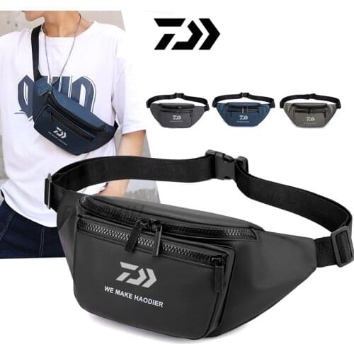 2021 Daiwa Multicolor Waist Packs Waterproof Running Fishing Bag Outdoor Sports Belt Bag Riding Phone Fanny Pack Gym Belt Bags