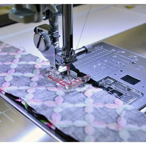 Snap-On Clear View 1/4" Seam Foot #202216003 for Janome- Horizon MC12000, Horizon MC14000,Horizon MC15000