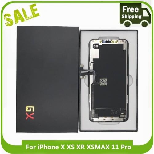 JK GX ZY HE X Pantalla OLED LCD Display For iPhoneX LCD Display Touch Screen Digitizer Assembly For iPhone X XS 11 11P XSMax XR