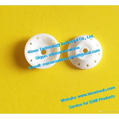 2pcs) edm Ceramic Threading Jet Nozzle 250.443.9 + edm Inner Nozzle 426.494.1 for AGIE series 426.494, 426.949,590426494,590250