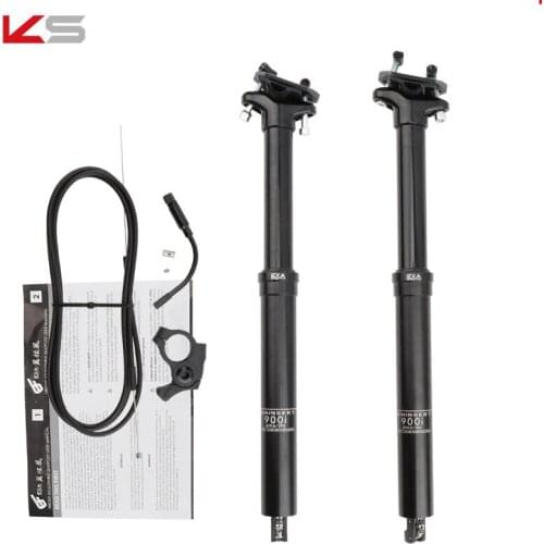 30.9/31.6*395mm Wire Control Lift Seat Tube Internal Routing Iamok Seat Post Kindshock EXA 900i Mountain Bike Dropper Seatpost