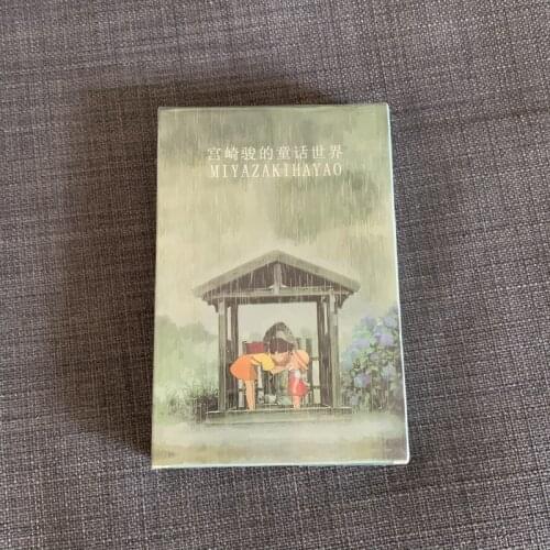 30 Sheets/Pack Fashion Hayao Miyazaki Oil Painting Postcard Hayao Miyazaki Postcards Greeting Wish Paper Cards Stationery Gifts