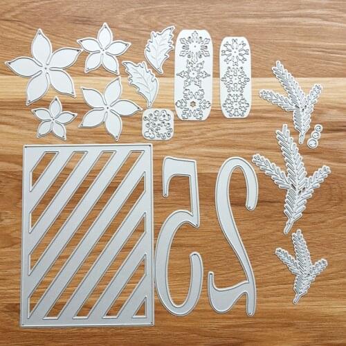 4-Set Cutting Dies Christmas Ornaments Scrapbook Cardmaking Paper craft DIY Stencil