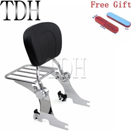 Motorcycle Luggage Rack Detachable Passenger Backrest Sissy Bar For Harley Sportster XL1200 XL883 Custom Iron Low 2004-UP