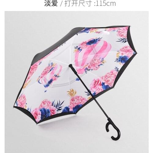 Large Reverse Parasol Women Umbrella Wedding Big Uv Outdoor Beach Umbrella Golf Windproof Regenschirm Parasol BY50RU