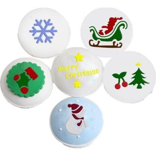 DIY Cake Cookie Coffee Flower Spray Stencils Scrapbook Template Birthday Cake Mold Decorating Bakery Tools Christmas Shape