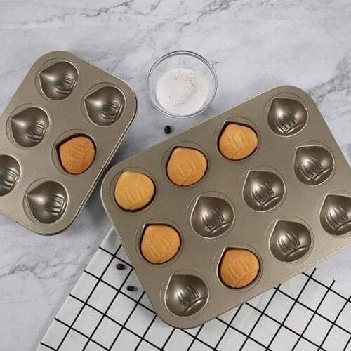 Donut Mold Cake Pan 6/12-Cavity Non-stick Bakeware Silicone Cake Biscuit Baking Mold Chocolate Tray