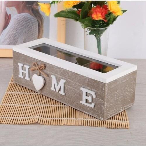 Storage Box Tea Bag Jewelry Organizer Storage Box Desktop Container Remote Control Holder Jewelery Box