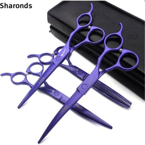 7“Best selling Japanese hairdressing scissors Japan 440c professional hairdressing scissors thinning scissors hairdresser set