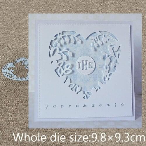 New Design Craft Metal Cutting Die cut dies flower heart frame decoration scrapbook Album Paper Card Craft Embossing die cut