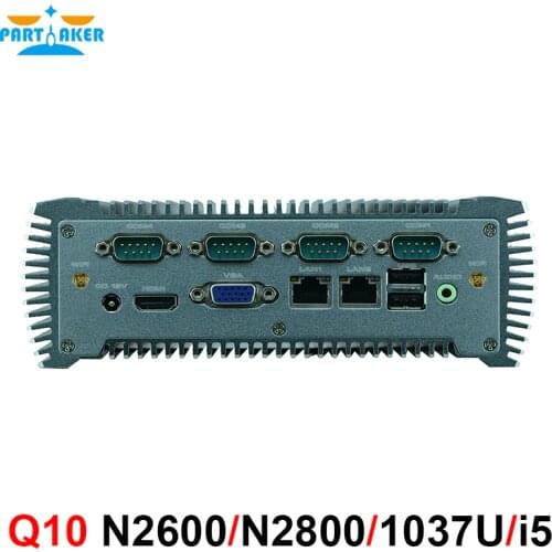 Industrial Computer Mini Computer With Intel Atom N2600/Intel Atom N2800 2*Intel 82583V Gigabit Ethernet
