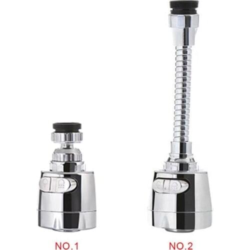 Tap Anti-Splash Nozzle Extender 360 Degree Swivel Water Saving Pressurized Faucet Sprayer Extension Device