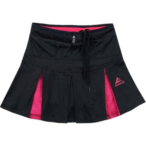 Girls Sports Skorts ,Half length tennis skirt , quick drying lady split white large size thin fitness yoga slim running skirt