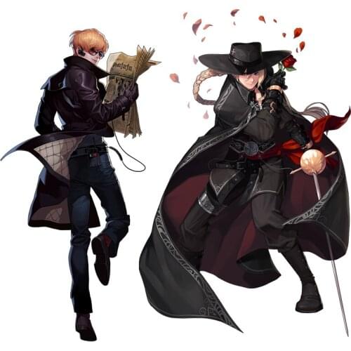 Three Ratels CDM332 hot game Dark anime Alex and Camilo wall stickers home decoration living room car hood sticker laptop decal