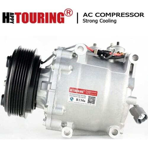 TRSA090 AC Compressor For Honda FR-V FRV BE 2004 2005 2006 2007 2008 2009 38810-RJH-006 38810RJH006 SANDEN 3663 105mm 4PK
