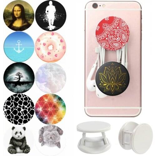 Universal попсокет Stretch Pocket Socket Stand Round Phone Socket Lazy Expanding Phone Holder Multi-Function Grip