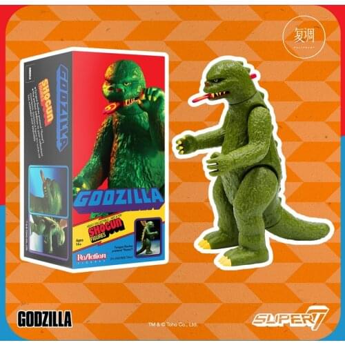 Japan Bandai Godzilla Vs Kong King Shogun Godzilla Limited 10cm Retro Model Hand-made Childrens Doll Gift