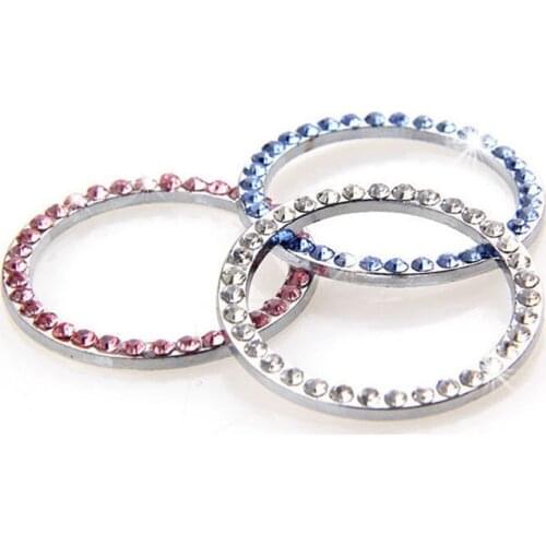 Diamond Ignition Switch Cover Decoration Sticker Protection Ring for Jaguar XF XJ XJS XK S-TYPE X-TYPE XJ8 XJ XF XJL XJ6 XKR XK8