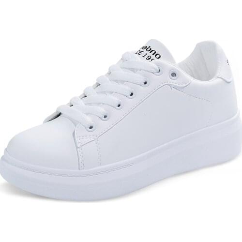 Women White Sport Shoes Skateboarding Shoes Ladies sneakers Leisure Shoes Women Flat Jogging Athletic Footwear Chaussures Femme