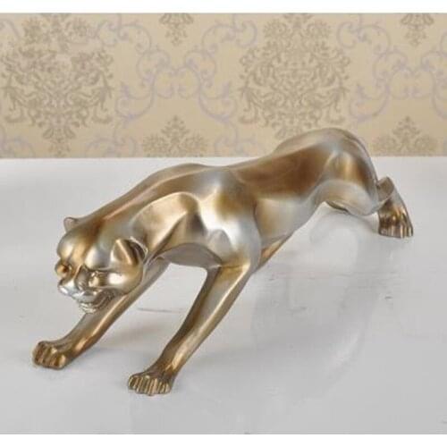 2020 European Leopard Statue, Creative Animal Crafts, Home Office Decoration, Birthday Gift