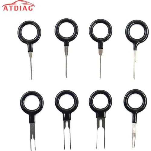 8pcs Terminal Removal Tool Car Electrical Wiring Crimp Connector Pin Extractor Kit