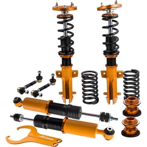 Coilovers Coilover Suspension Spring Strut for Ford Mustang 4th 2005-2014 Adjustable Height Shock absorber