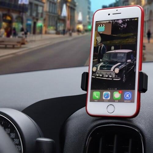 Car Styling Phone Holder Navigation Folding Vehicle GPS Bracket For Mini Cooper JCW R55 R56 R60 R61 F54 F55 F56 F60 Accessories