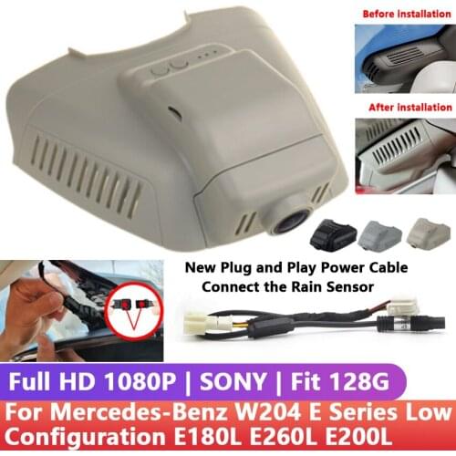 Easy Installation HD Car Wifi Dash Cam Video Recorder camera For Mercedes-Benz W204 E Series Low Configuration E180L E260L E200L
