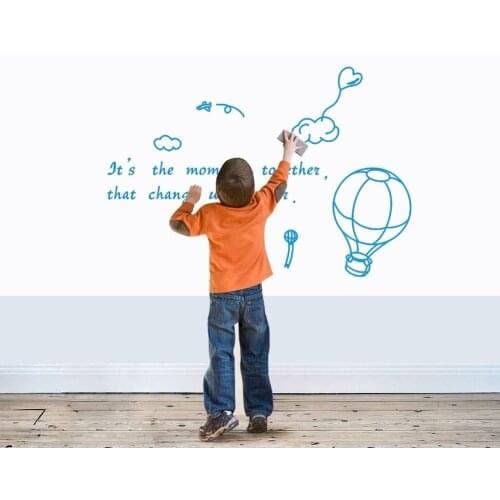 White Board Dry Erase Removable Vinyl Wall Sticker Decal Kid Whiteboard