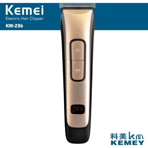 Electric Hair Trimmer Rechargeable Hair Clipper Stainless Steel Blade Portable Cordless Adjustable Clipper Digital