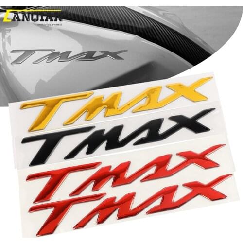 Motorcycle Back seat Decals Stickers Applique Emblem Badge 3D Raised Tank For Yamaha T-MAX TMAX 500 530 TMAX500 TMAX530 TMAX560